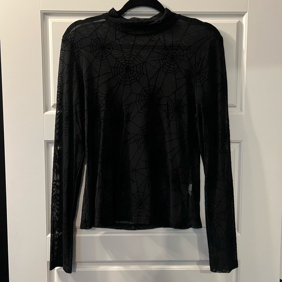 Killstar Tops - 🖤4/$20 SALE🖤 Sheer Spiderweb Top
